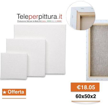 Tele per dipingere 80x100