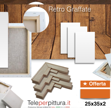 Tele Per Quadri Su Misura - Belle Arti Online Shop Prezzi