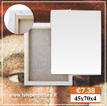 Tela Per Pittori Genova 45x70 spessore 4cm Negozio belle arti Genova