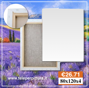 Tele Bianche Per Quadri 80x120 spessore 4cm