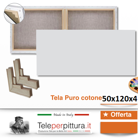 Tele Misure Per Pittura Brescia 50x120 spessore 4cm