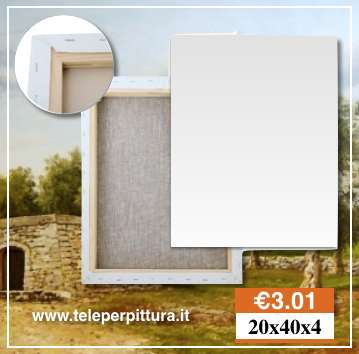 Tele Per Dipingere Lecce 20x40 spessore 4cm - Negozio Articoli Belle Arti Lecce