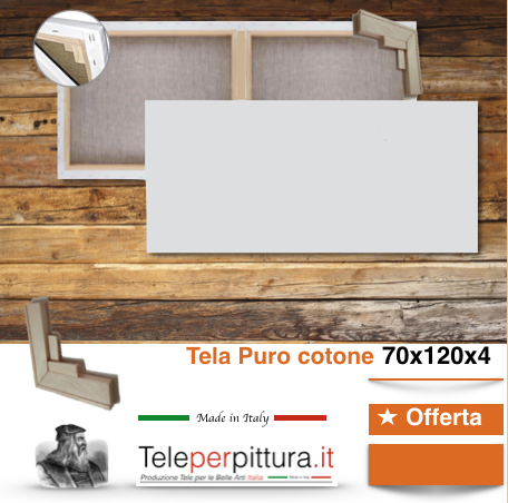 Tele Per Dipingere Misura Campobasso 70x120 spessore 4cm