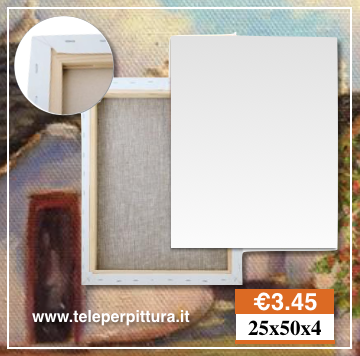 Tele Per Pitture Lecce 25x50 spessore 4cm