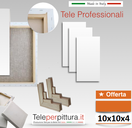 Tele Per Quadri Online Friuli Venezia Giulia 10x10 spessore 4cm