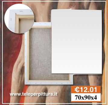 Tele Per Quadri Verona 70x90 spessore 4cm Belle Arti