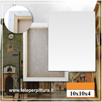 Ingrosso Tele Per Pittura Lecce 10x10 spessore 4cm