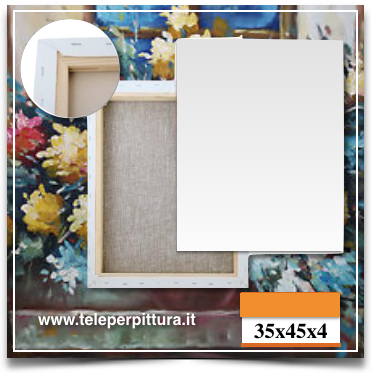 Ingrosso Tele Per Pittura Puglia 35x45 spessore 4cm