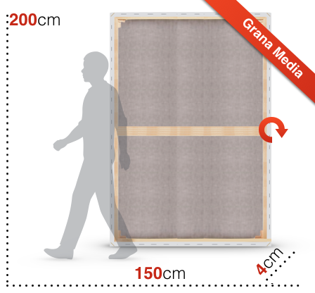 Online Tele Per Dipingere Misure Prezzi 150x200 spessore 4cm