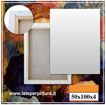 Tela Per Pittori Lombardia 50x100 spessore 4cm