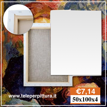 Tela Per Pittori Lombardia 50x100 spessore 4cm