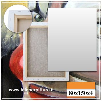 Tele Bianche per Pittura 80x150 spessore 4cm