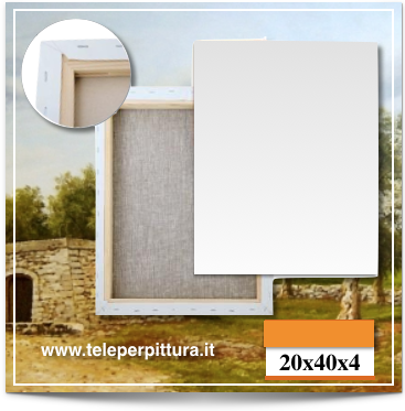 Tele Per Dipingere Lecce 20x40 spessore 4cm