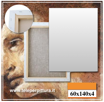 Tele Per Pittura Cagliari 60x140 spessore 4cm