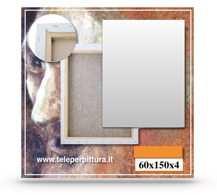 Tele Per Pittura Sicilia 60x150 spessore 4cm