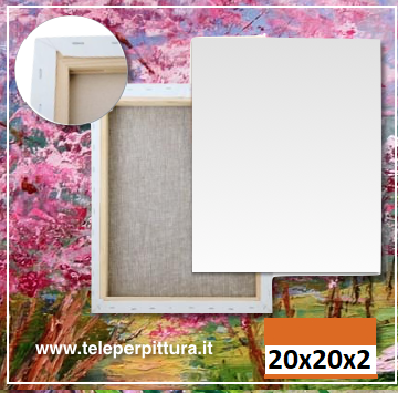 Online Tele Per Pittura 20X20 Spessore 2cm