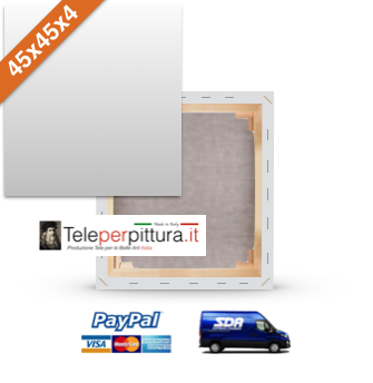 Tela con Telaio 45X45 Spessore 4cm